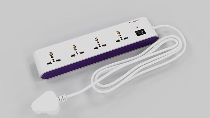 Crompton Powerbox Alpha S Linear Extension Board With 4 Universal Sockets 1500W