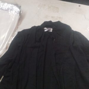 Women Black Long Jacket Size M