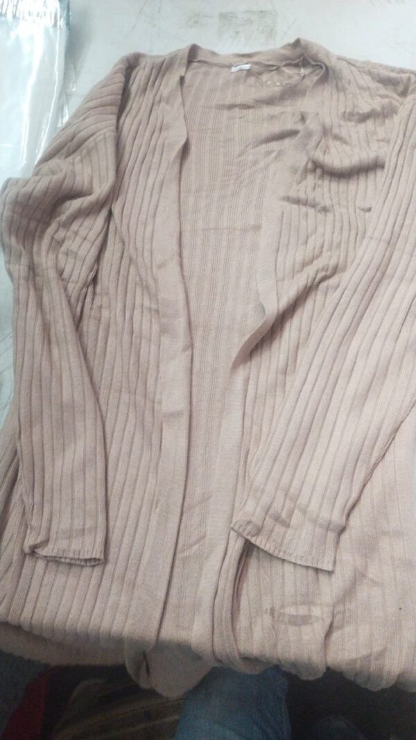 Women Brown Long Jacket Size M