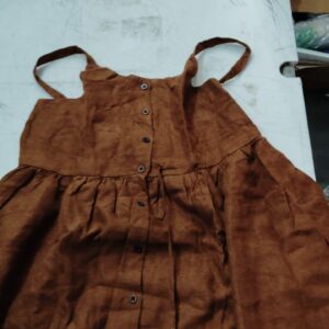 Women Brown Color Frock Size L