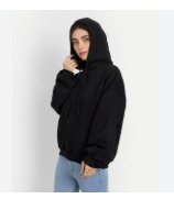 Gorkh Womens Hooded Sweatshirt Black Size Xs