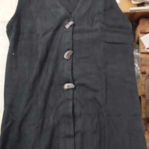 Women Black Color Long Dress Size L