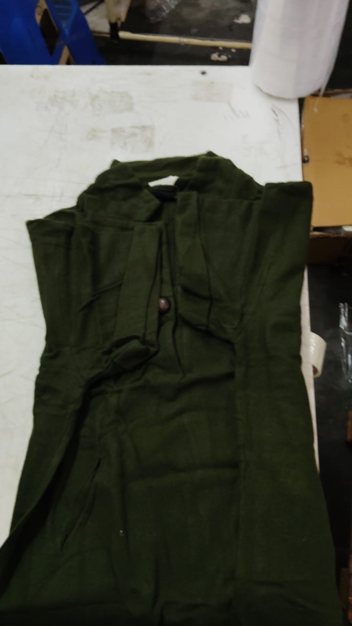 Women Green Color Dress Size L