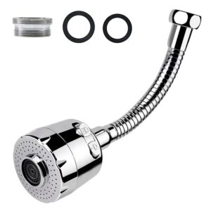 Homeara Kitchen Faucet Extender Rotatable Water Saving Aerator With Adjustable Sink Sprayer