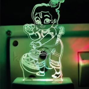 Bal Krishna Acrylic 3D Optical Illusion Night Lamp
