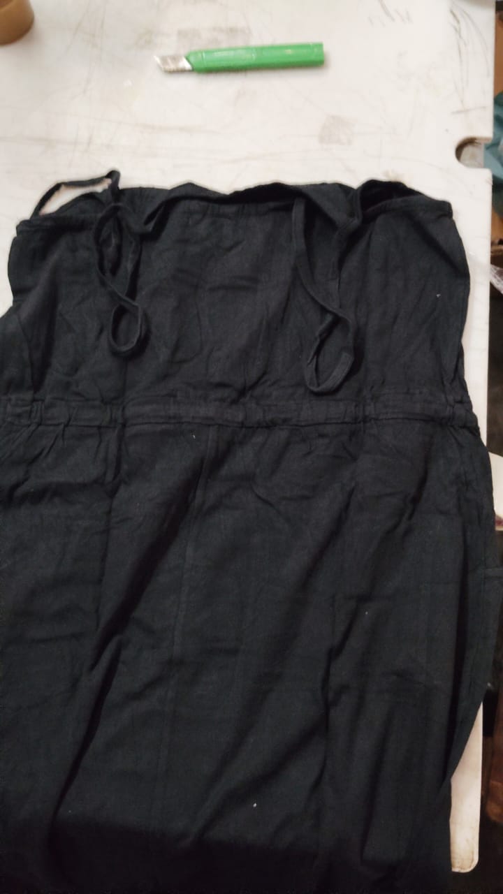 Women Black Color Dress Size L