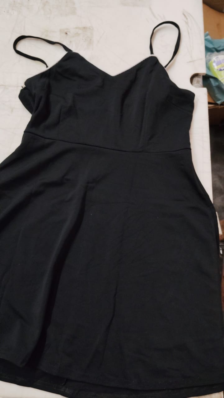 Women Black Colour Dress Size M