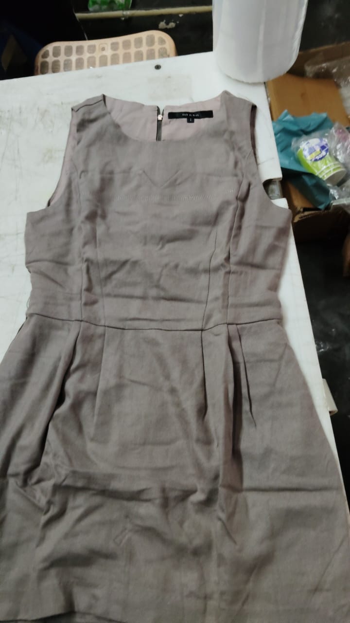 Women Grey Color Dress Size L
