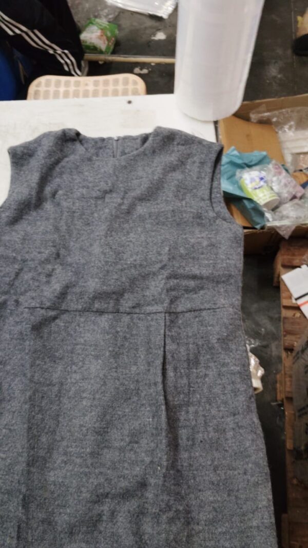 Women Grey Color Long Dress Size Xl