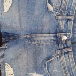 Includ Girls Washed Cotton Denim Shorts Size 12 To 13 Y Colour Blueoty