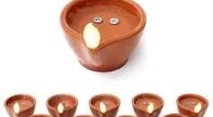 Water Sensor Diya Set Of 6 Pcs