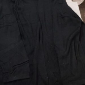 Women Black Color Long Jeacket Size Xl