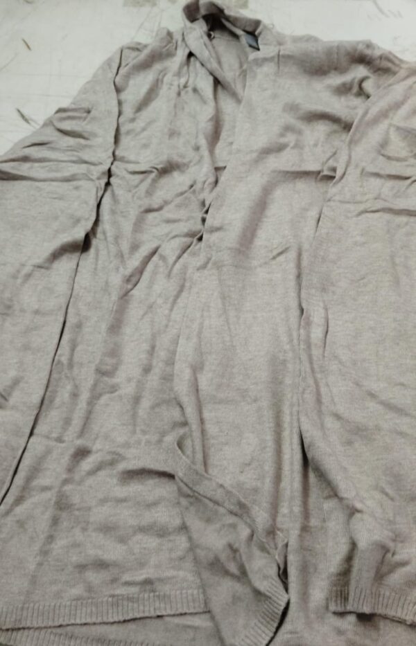 Women Grey Color Long Sweater Size L