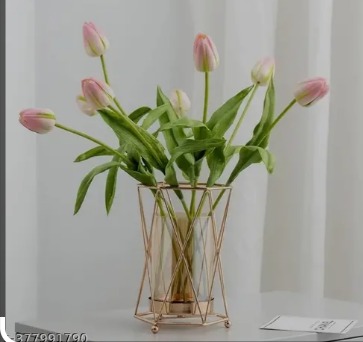 New Metallic Flower Vase Metal
