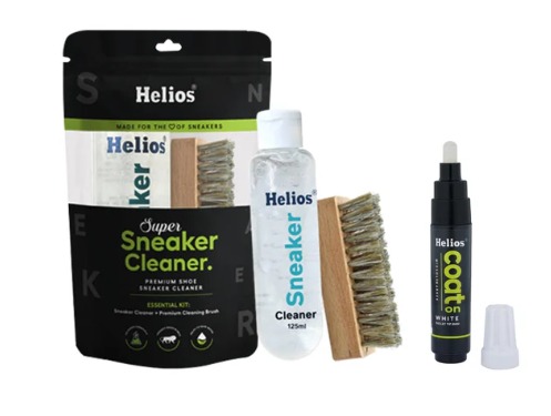 Helios Super Sneaker Cleaner Kit 125 Ml With Helios Midsole Sneaker Marker White