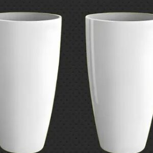 Sd Gallery Plastic Tower Pot 8 Inch Set Of 2