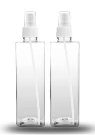 Pack Of 2 Transparent Spray Bottle