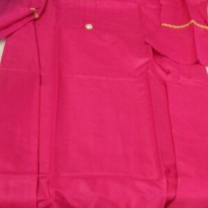 Women Dark Pink Colour Frock Suit Size Xl