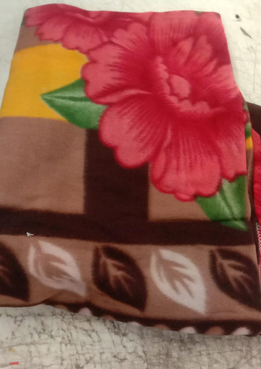 Multicolor Printed Single Blanket For Winter