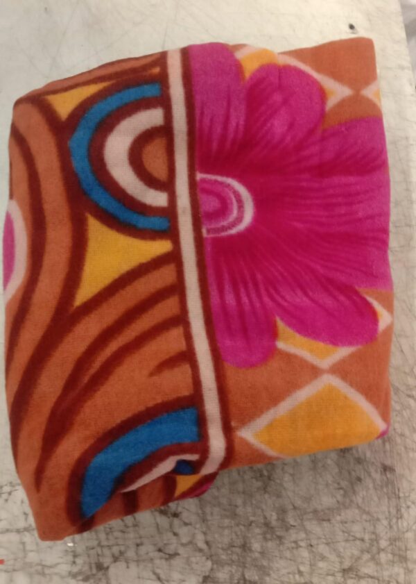 Multicolor Printed Single Blanket For Winter