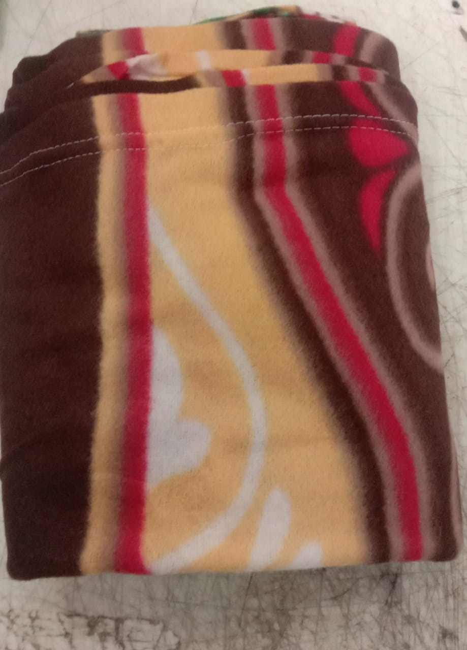 Multicolor Printed Single Blanket For Winter