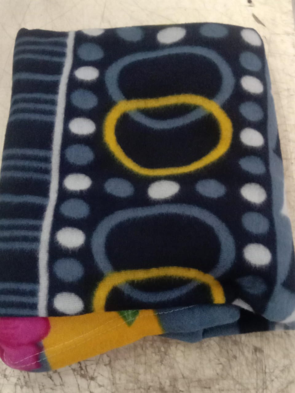 Multicolor Printed Single Blanket For Winter