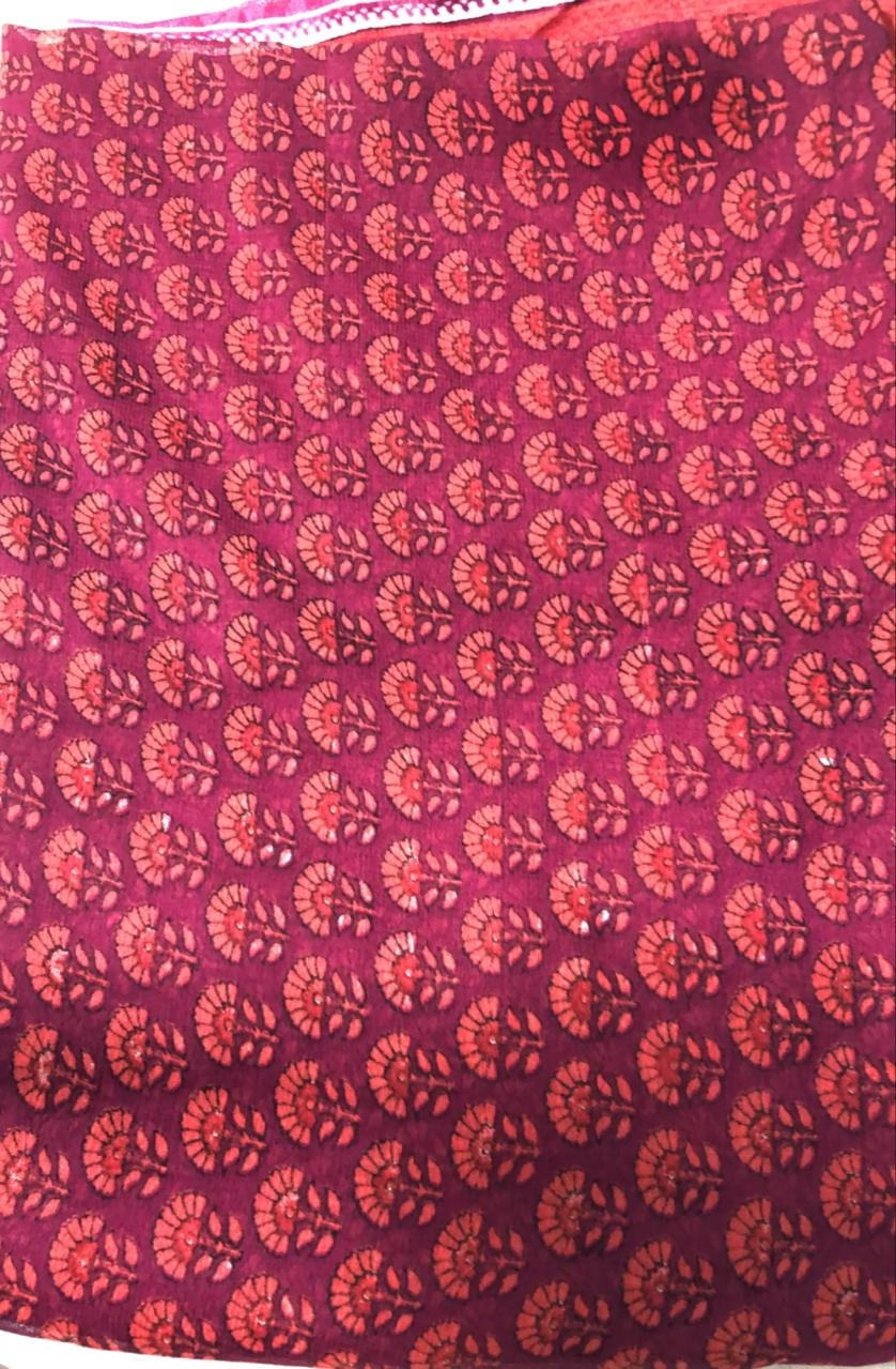 Multi Color Printed Saree For Women