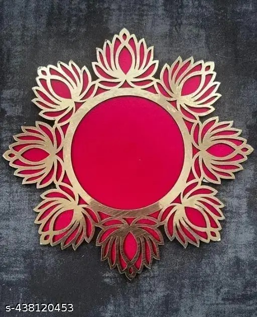 Decoration Diwali Decor Rangoli Board Wooden For Floor Stylish Rangoli Mat