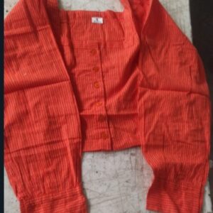 Girls And Women Orange Color Top With Latest Design Size S