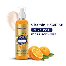 St Botanica Vitamin C Vitamin C Spf 50 Sunblock Face And Body Mist 120Ml