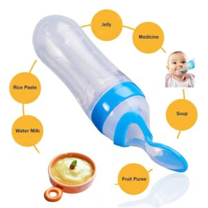 Roforuf Newborn Baby Feeding Spoon Bottle 90Ml