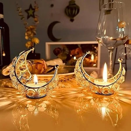 Centralit Tea Light Holder Gold Decoration Pack Of 2