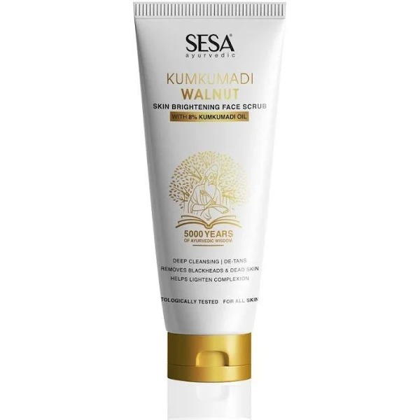 Sesa Kumkumadi Walnut Face Scrub 100G