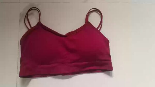 Woman Cotton Mehroon Color Sports Bra Size 36
