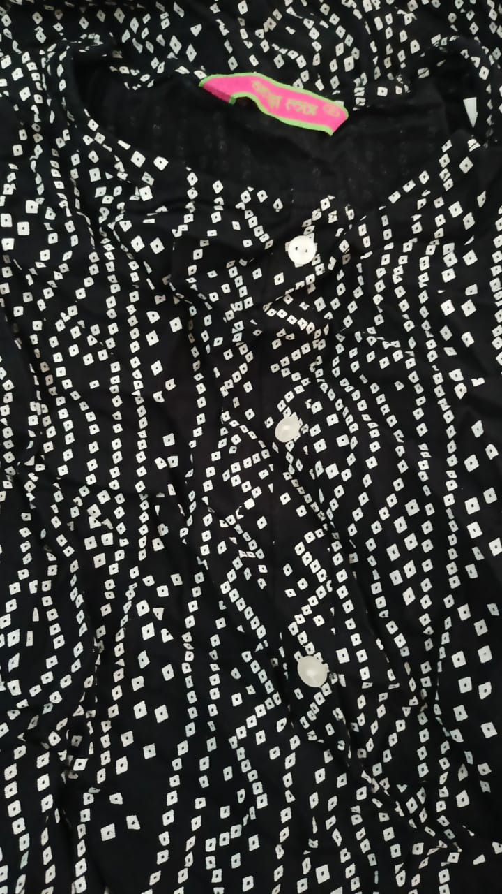 Ladies Kurti Size M Color Black