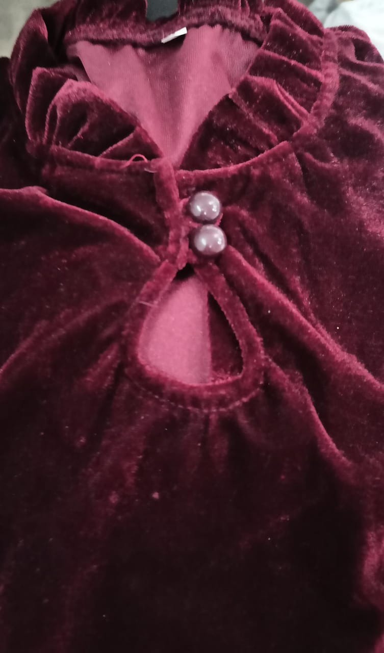 Ladies Dress Size S Color Red