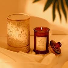 Auradecor Scented Tomb Lid Jar Candle 120G