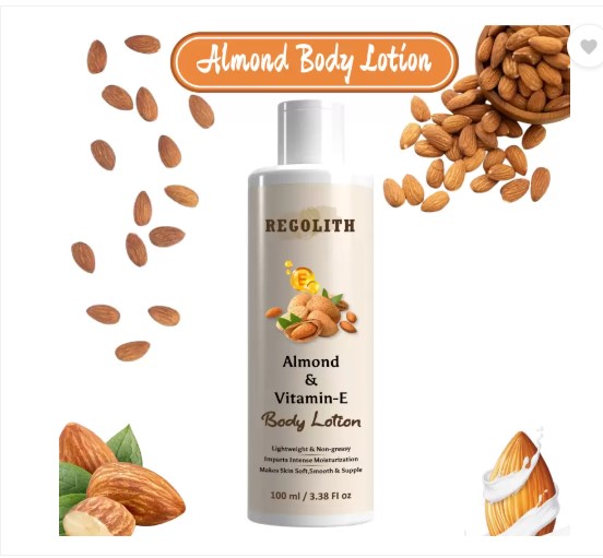 Regolith Almond Vitamin E Refreshing Body LotionFor A LongLasting 100 Ml