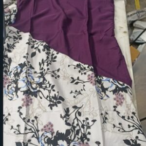 Women Kurta White Printed Size M