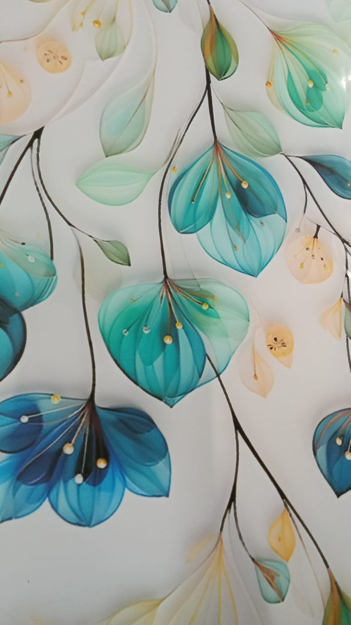 Multicolor Printed Wallpaper For Home Decoration 128X40 Cm