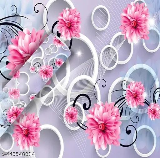 Multicolor Printed Wallpaper For Home Decoration 128X40 Cm