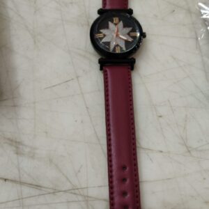 Women Maroon Color Wrist Watch
