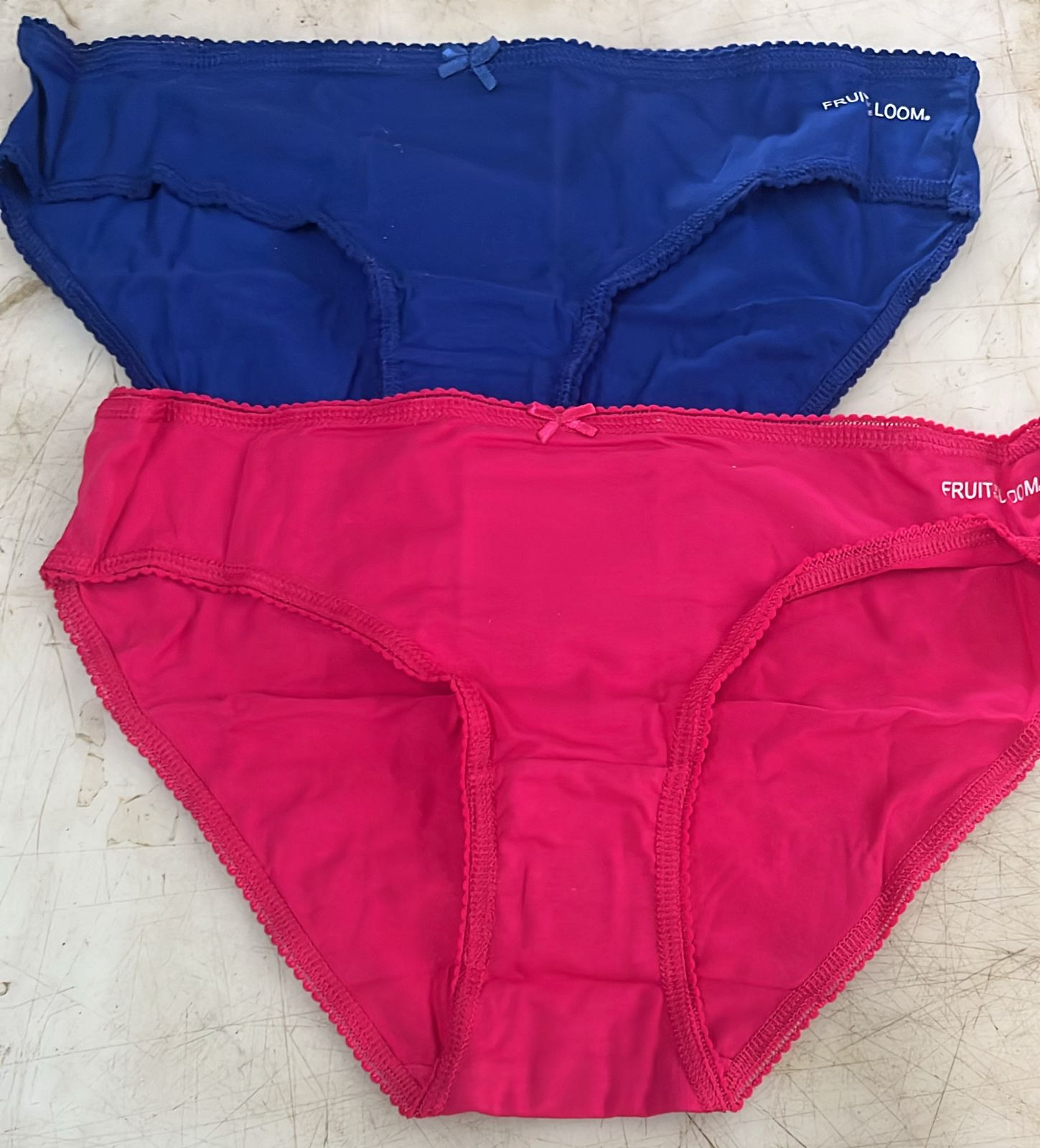 Fruit Of The Loom Womens Panty Pink And Blue Size L Pack Of 2