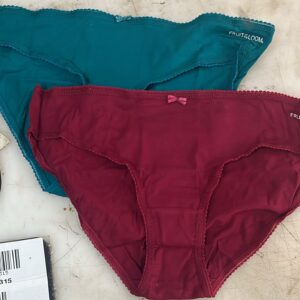 Fruit Of The Loom Womens Panty Green And Maroon Size Xl Pack Of 2