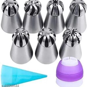 Russian Ball Piping Nozzles SetRoyale Mesum Russian Ball Tips With Reusable Pastry Bag