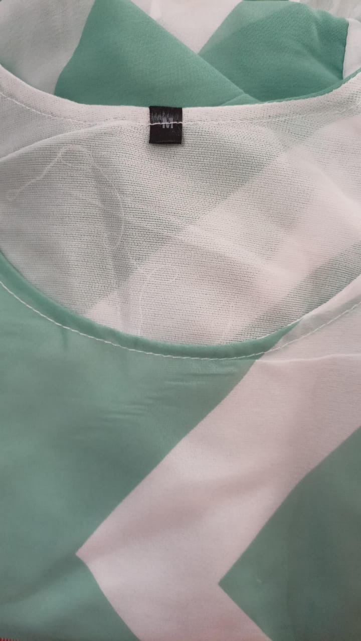 Women Dress Size M Color Green