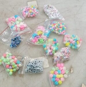Multicolour Design Bracelet Making Beads 10 Gm Pack Of 12