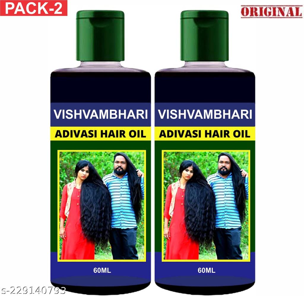 Adivasi Vishvambhari Hair Oil 60Ml Pack Of 4