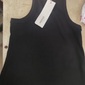 Nomad Black Colour Crop Top For Women Size S