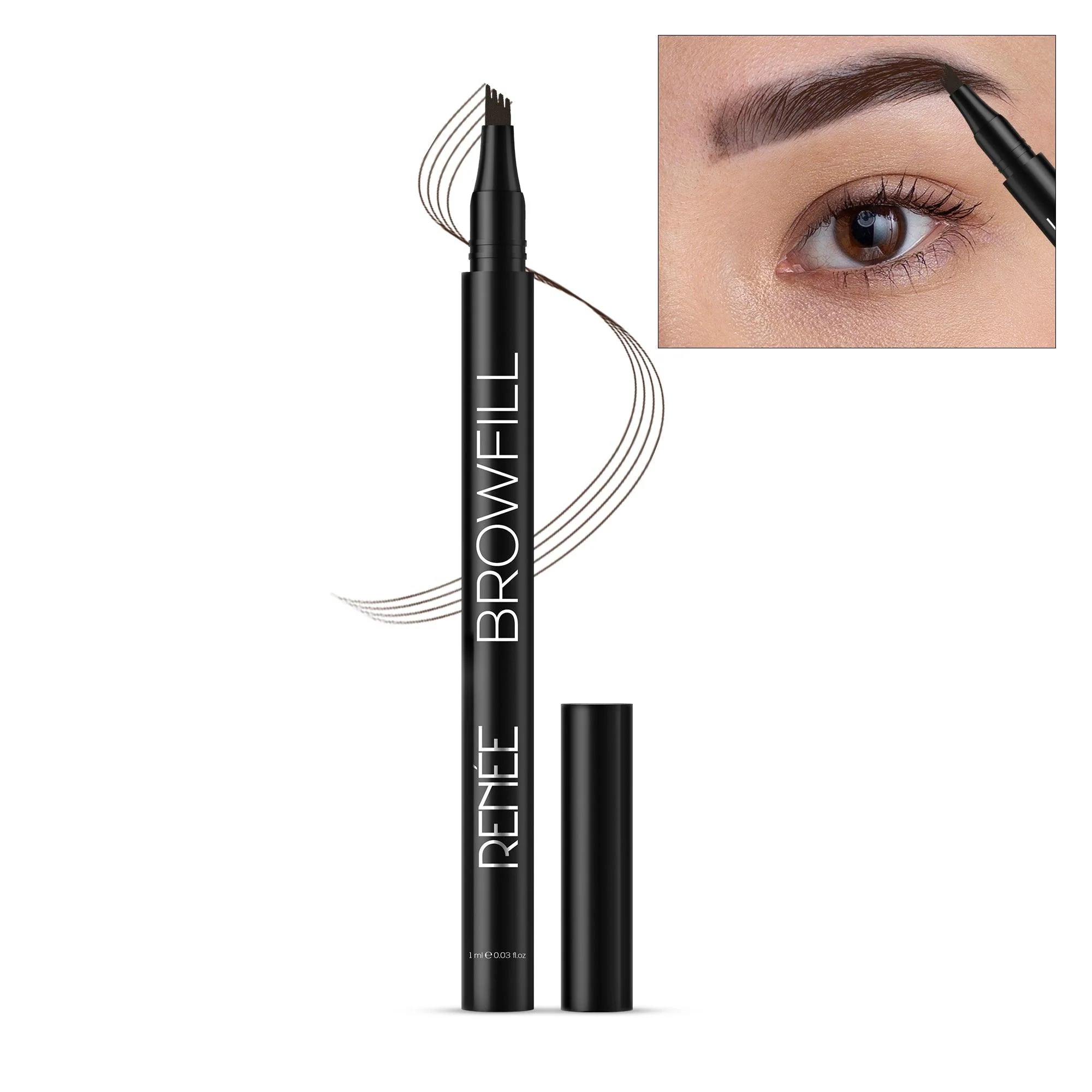 Renee Browfill Eyebrow Pen1 Ml Brown